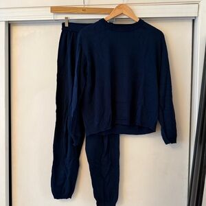 Babaa Cotton no 35 Navy Blue Set
